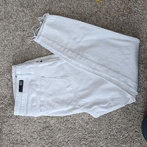 KUT "Donna" White Denim Jeans